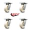 Service Caster 5 Inch Heavy Duty Nylon Caster Set with Roller Bearings, 4PK SCC-35S520-NYR-4 - alternate 5